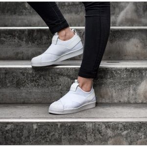 adidas superstar slip on outfit